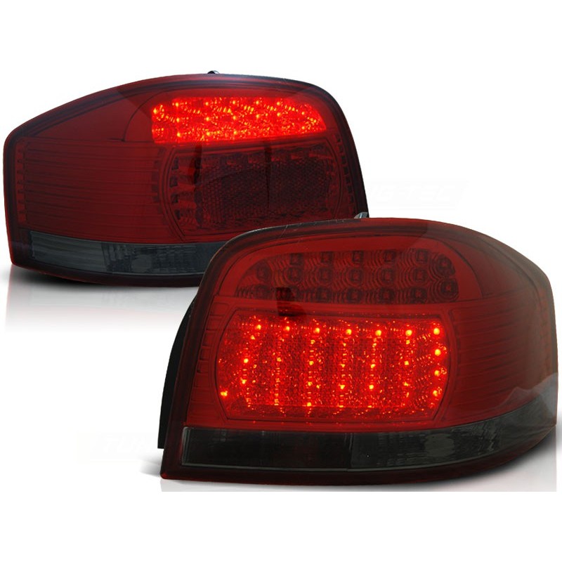 Feux arrière Audi A3 05.03-08 rouge fumée led