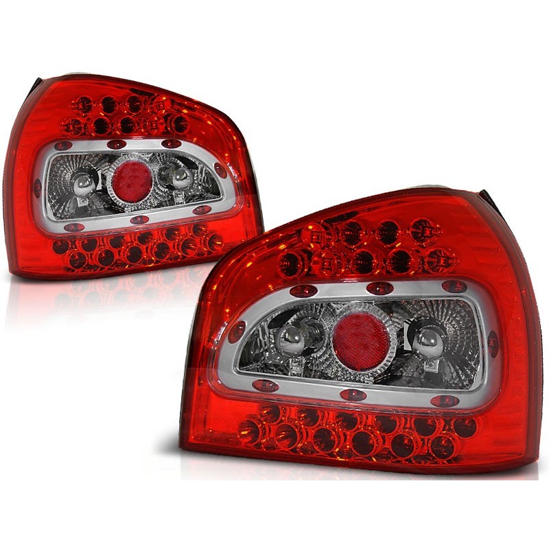 Feux arrière Audi A3 08.96-08.00 rouge blanc led