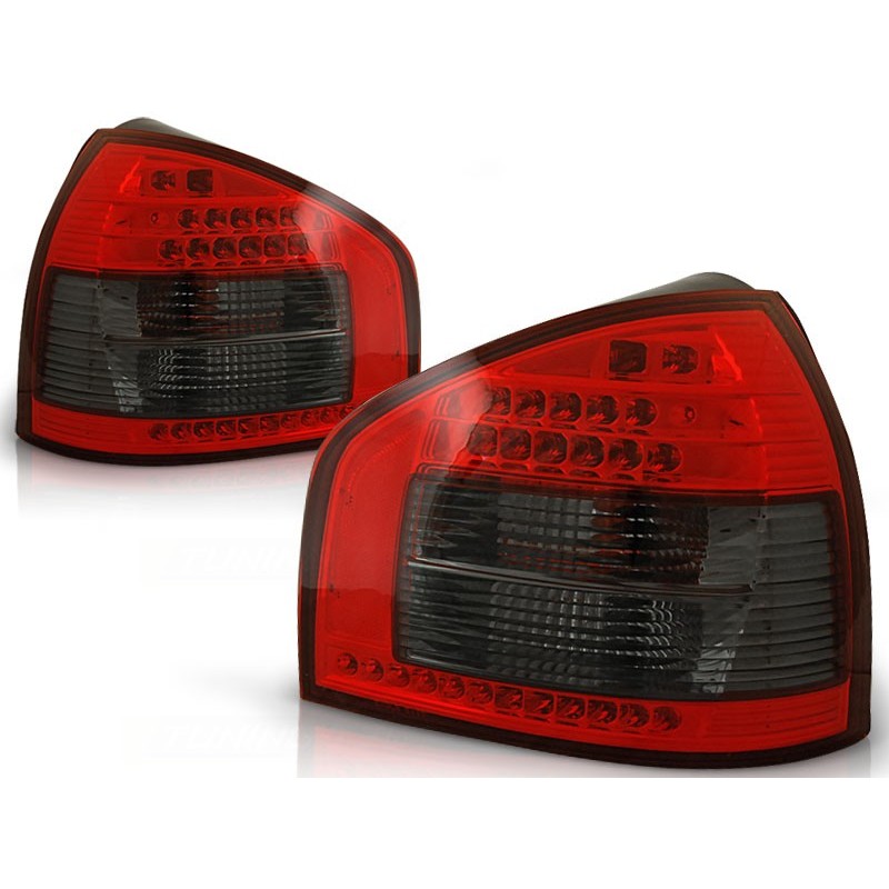 Feux arrière Audi A3 08.96-08.00 rouge fumée led