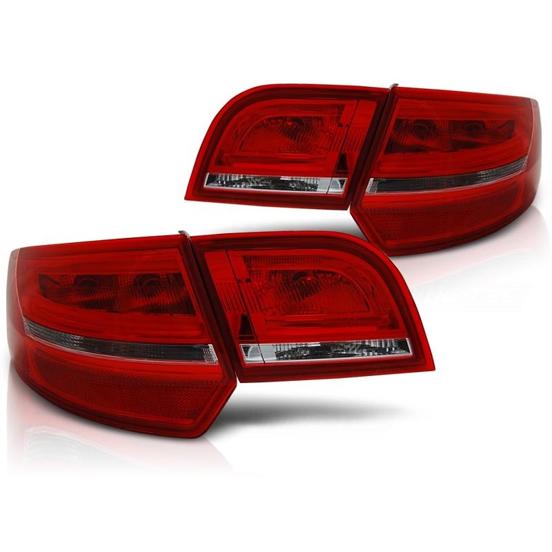 Feux arrière Audi A3 8p 04-08 sportback rouge blanc led