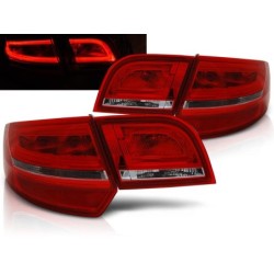 Feux arrière Audi A3 8p 04-08 sportback rouge blanc led