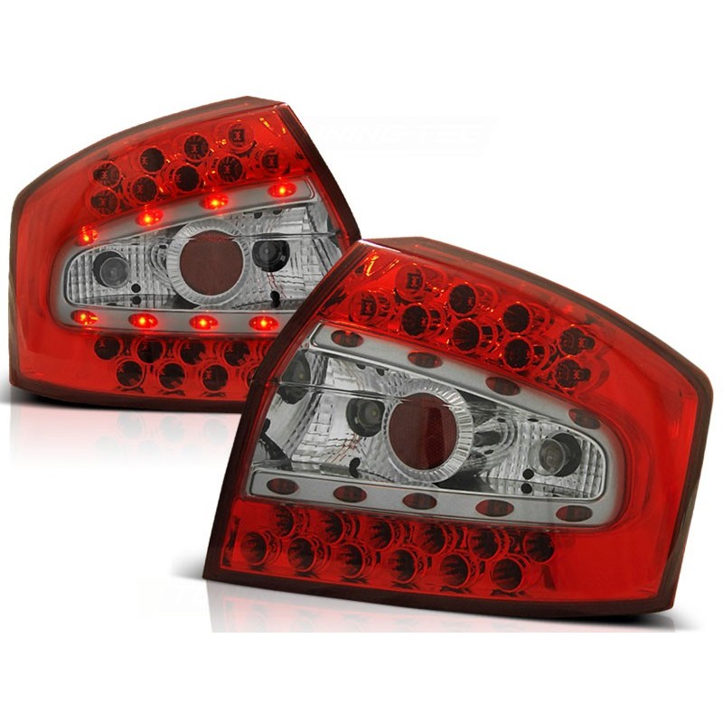 Feux arrière Audi A4 8e 10.00-10.04 sedan rouge blanc led