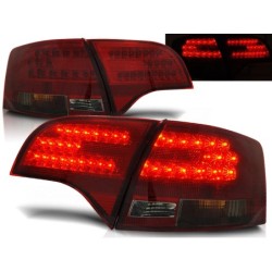Feux arrière Audi A4 b7 11.04-03.08 avant rouge fumée led