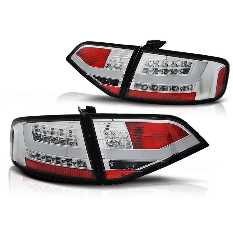 Feux arrière Audi A4 b8 08-11 sedan chrome led