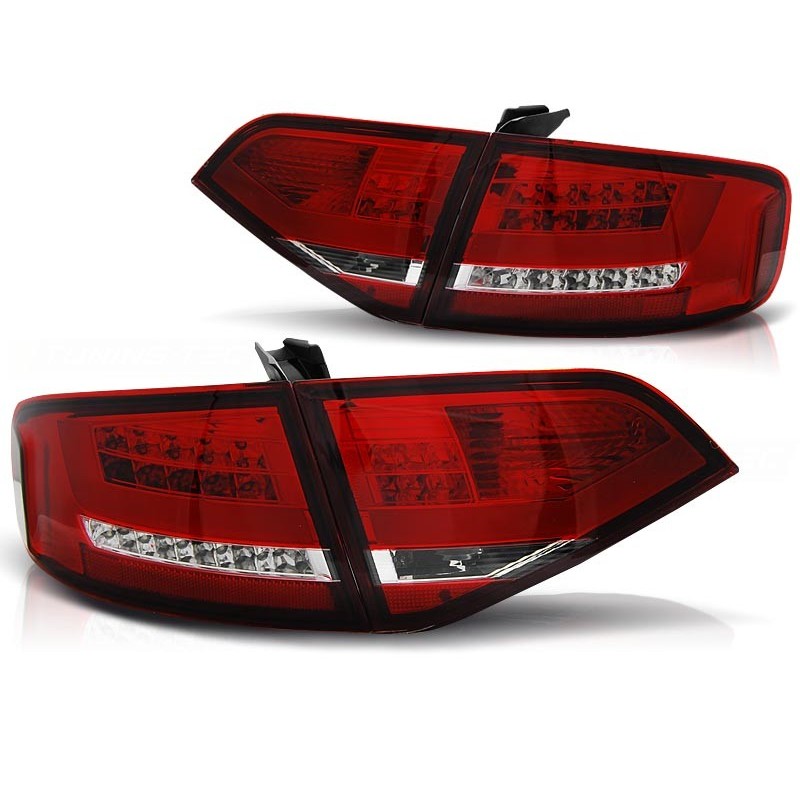 Feux arrière Audi A4 b8 08-11 sedan rouge blanc led