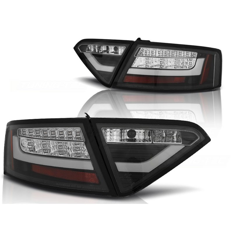 Feux arrière Audi A5 07-06.11 coupe noir led bar