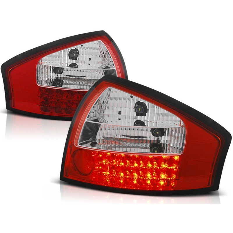 Feux arrière Audi A6 05.97-05.04 rouge blanc led