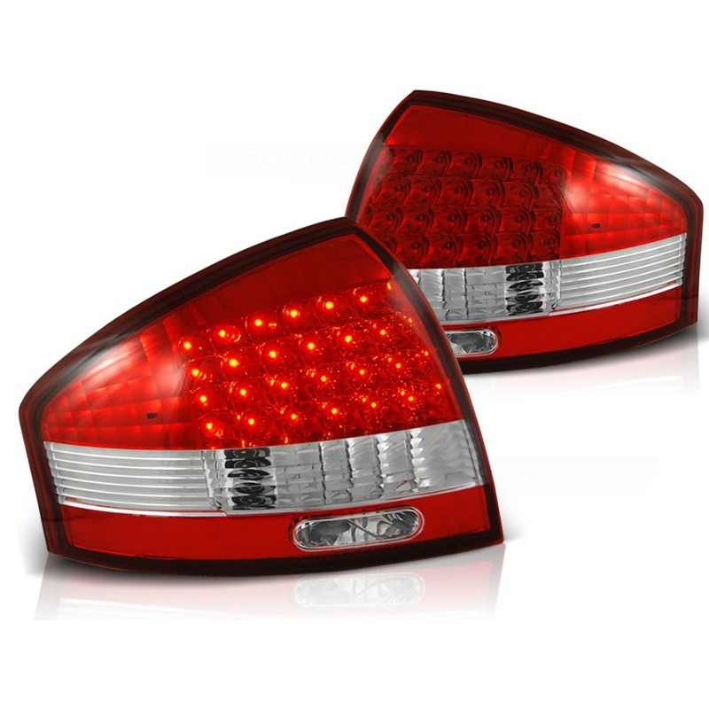 Feux arrière Audi A6 97-04 rouge blanc led