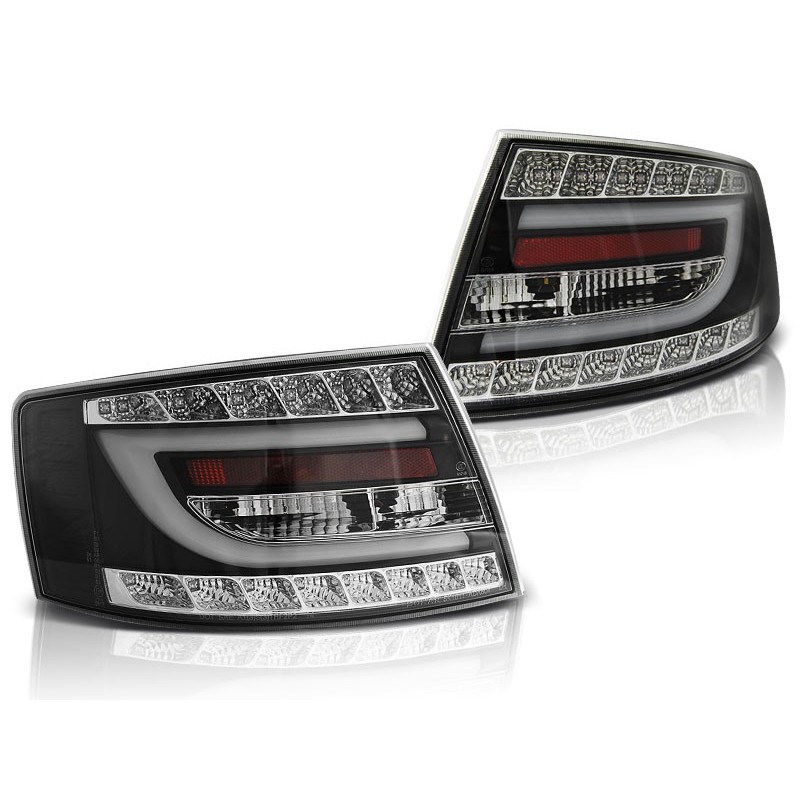 Feux arrière Audi A6 c6 sedan 04.04-08 noir led 6pin