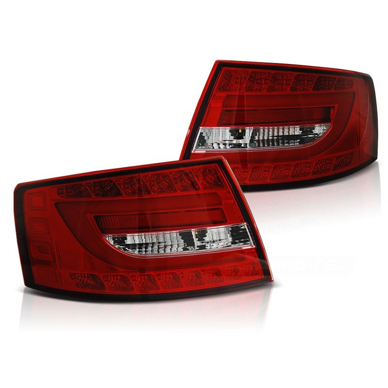 Feux arrière Audi A6 c6 sedan 04.04-08 rouge blanc led 6pin