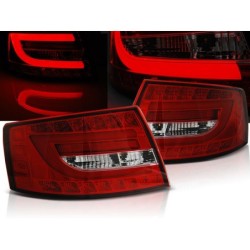 Feux arrière Audi A6 c6 sedan 04.04-08 rouge blanc led 6pin