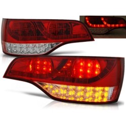 Feux arrière Audi Q7 06-09 rouge blanc led