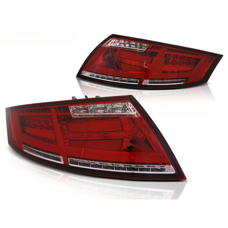 Feux arrière Audi TT 04.06-02.14 rouge blanc led bar