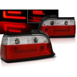Feux arrière BMW e36 12.90-08.99 c/c rouge blanc bar led
