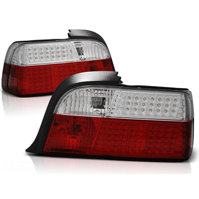 Feux arrière BMW e36 12.90-08.99 coupe rouge blanc led
