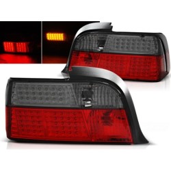 Feux arrière BMW e36 12.90-08.99 coupe rouge fumée led