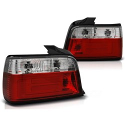 Feux arrière BMW e36 12.90-08.99 sedan rouge blanc bar led