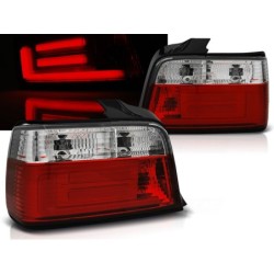 Feux arrière BMW e36 12.90-08.99 sedan rouge blanc bar led