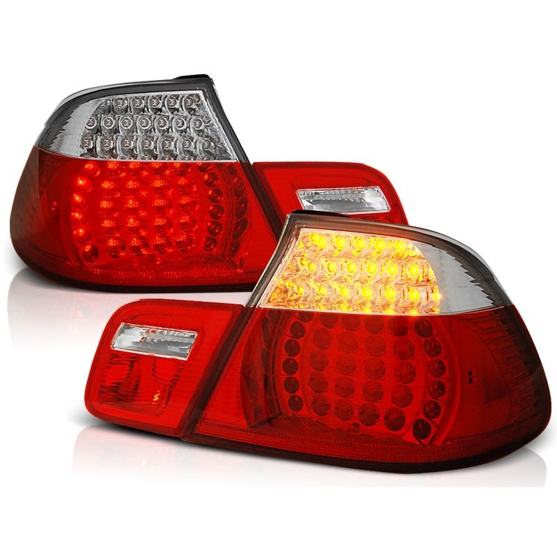 Feux arrière BMW e46 04.99-03.03 cabrio rouge blanc led