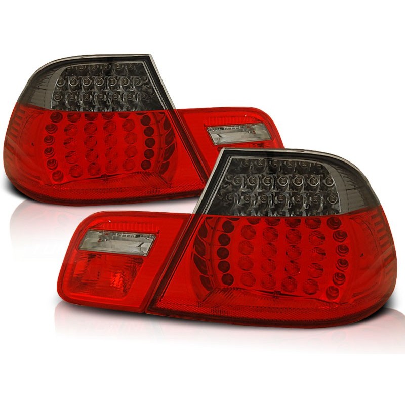 Feux arrière BMW e46 04.99-03.03 cabrio rouge fumée led