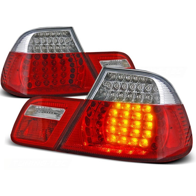 Feux arrière BMW e46 04.99-03.03 coupe rouge blanc led