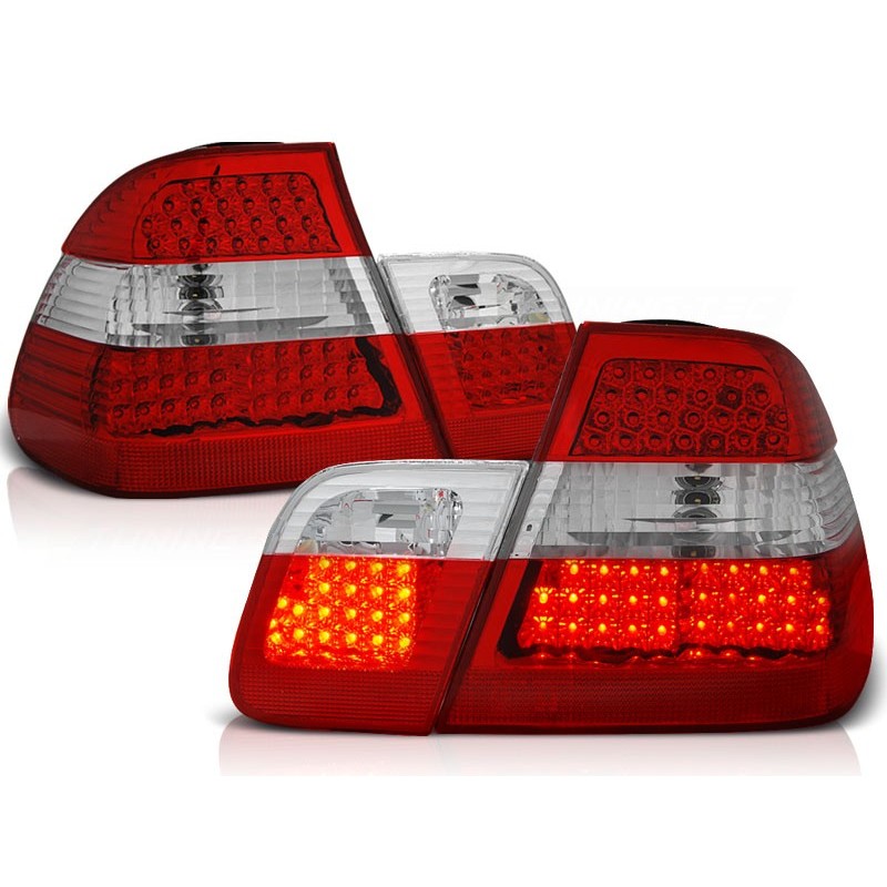Feux arrière BMW e46 09.01-03.05 sedan rouge blanc led Feux arrière BMW e46 09.01-03.05 sedan rouge blanc led