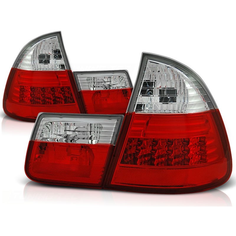 Feux arrière BMW e46 99-05 rouge blanc led