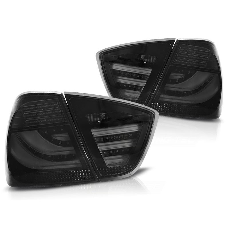 Feux arrière BMW e90 03.05-08.08 fumée noir led bar