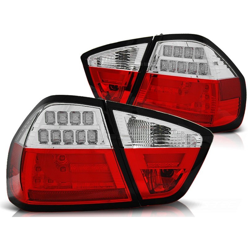 Feux arrière BMW e90 03.05-08.08 rouge blanc led bar Feux arrière BMW e90 03.05-08.08 rouge blanc led bar
