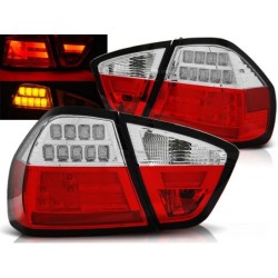 Feux arrière BMW e90 03.05-08.08 rouge blanc led bar