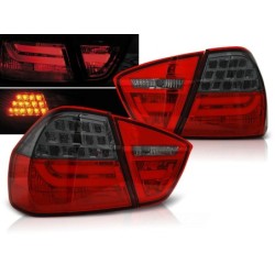 Feux arrière BMW e90 03.05-08.08 rouge fumée led bar