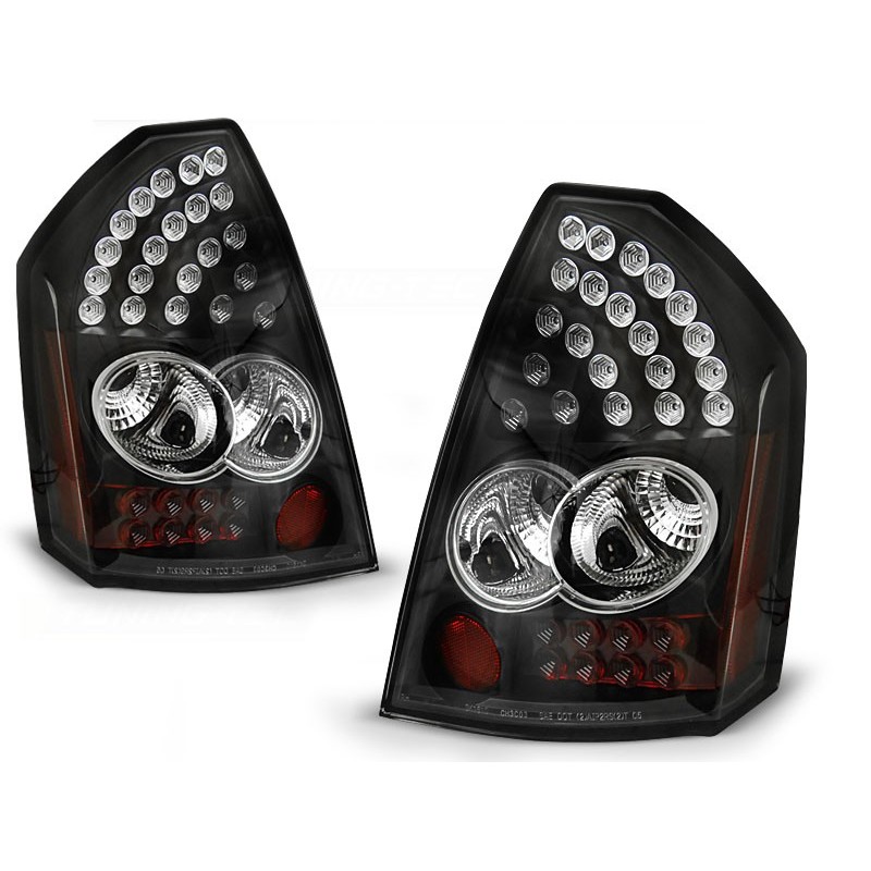 Feux arrière Chrysler 300c 05-08 noir led