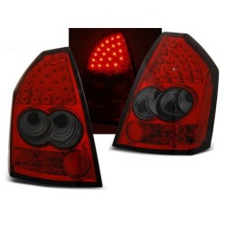 Feux arrière Chrysler 300c 05-08 rouge fumée led