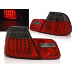 FEUX ARRIERES BMW E46 04.03-06 COUPE ROUGE FUMÉE LED