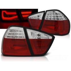 FEUX ARRIERES BMW E90 03.05-08.08 ROUGE BLANC LED BAR