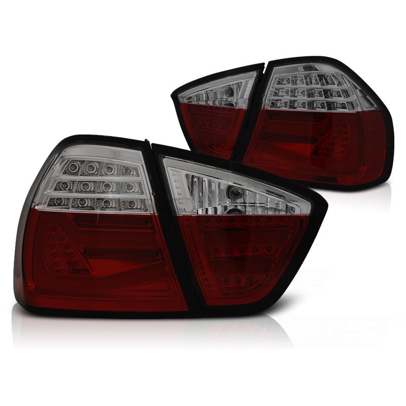 FEUX ARRIERES BMW E90 03.05-08.08 ROUGE FUMÉE LED BAR