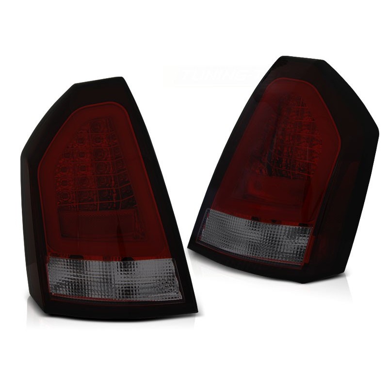 FEUX ARRIERES CHRYSLER 300C 05-08 ROUGE FUMÉE LED BAR
