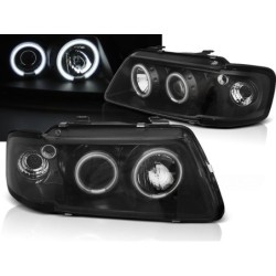 PHARES AVANT AUDI A3 8L 08.96-08.00 ANGEL EYES CCFL NOIR