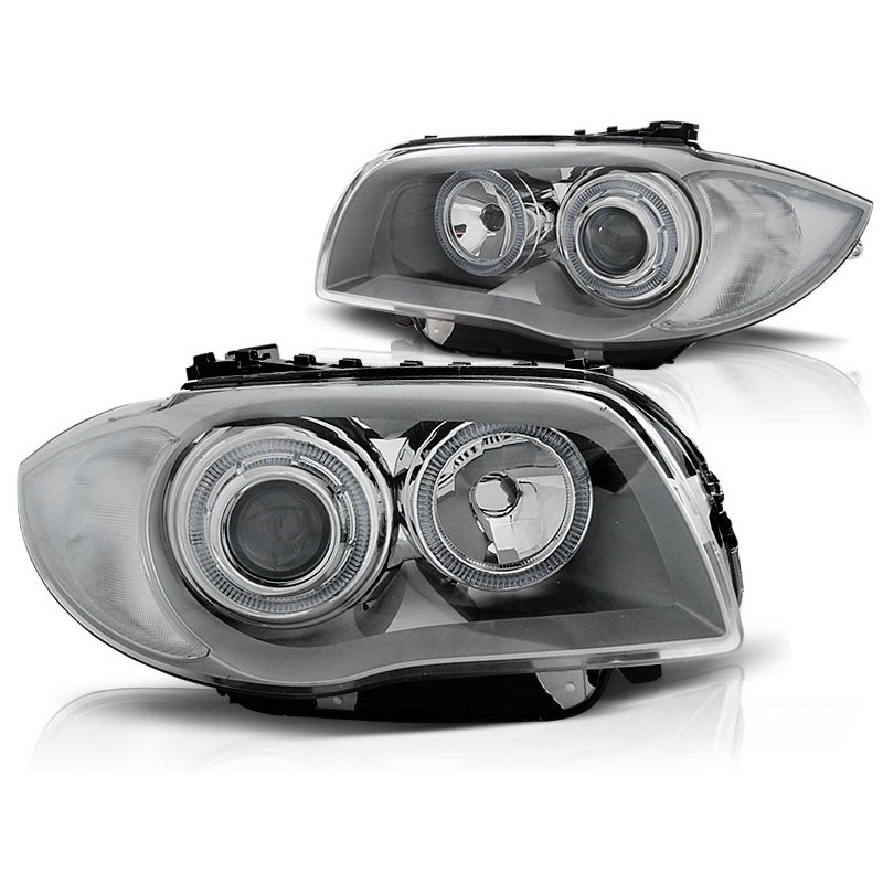 Phares avant BMW 1 e87/e81 04-11 chrome