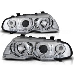 Phares avant BMW e46 04.99-03.03 coupe angel eyes chrome