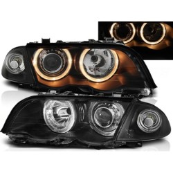 Phares avant BMW e46 05.98-08.01 angel eyes noir