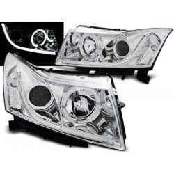 Phares avant Chevrolet Cruze 09-12 tube light chrome
