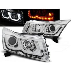 Phares avant Chevrolet cruze 09-12 tube light chrome