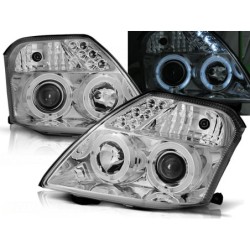 Phares avant Citroen c2 09.03-10 angel eyes chrome