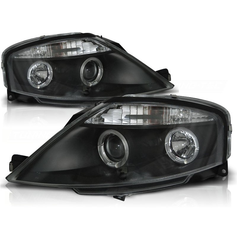 Phares avant Citroen c3 03.02-09 angel eyes noir