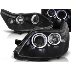 Phares avant Citroen c4 04-10 angel eyes noir