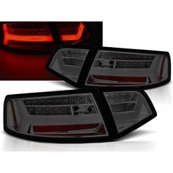 FEUX ARRIERES  AUDI A6 2008 à 2011 BERLINE FUMÉE LED BAR SEQ