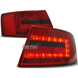 Feux arrière Audi A6 c6 sedan 04.04-08 rouge fumée led