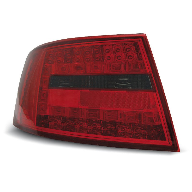 Feux arrière Audi A6 c6 sedan 04.04-08 rouge fumée led